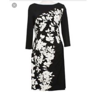 Lauren Ralph Lauren Floral Jersey Cocktail Dress